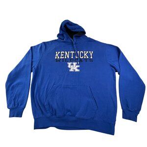 Kentucky Wildcats Hoodie Men's Large Blue Stadium Athletics Football Basketball